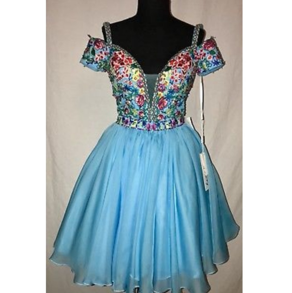 Teal nwt homecoming/prom dress size 2